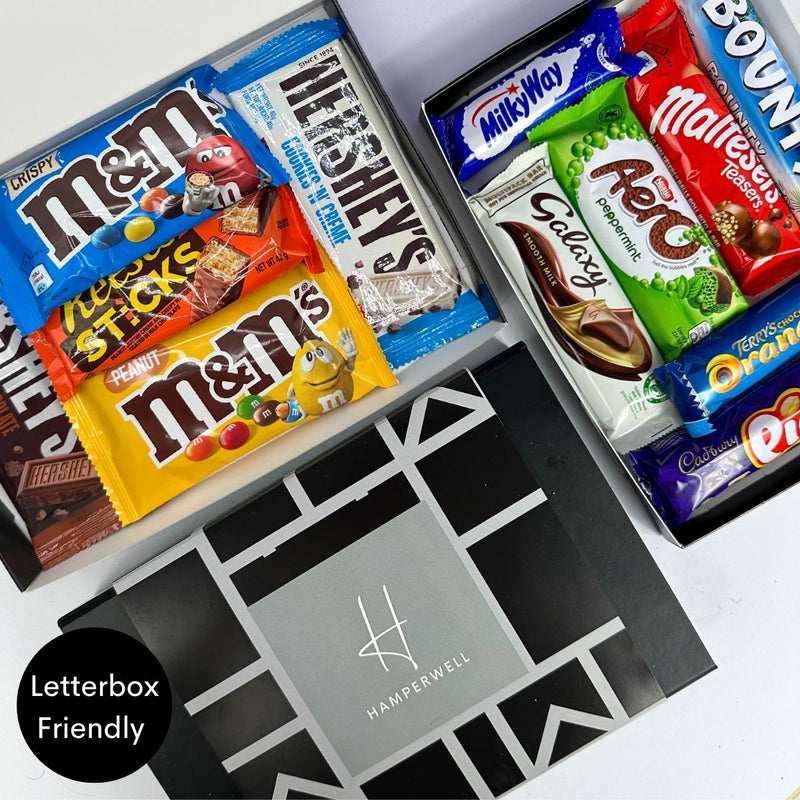 Coffret cadeau en chocolat avec boîte aux lettres aux États-Unis