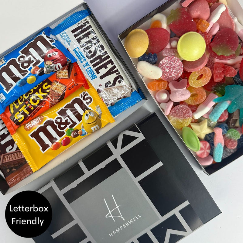 Coffret cadeau en chocolat avec boîte aux lettres aux États-Unis