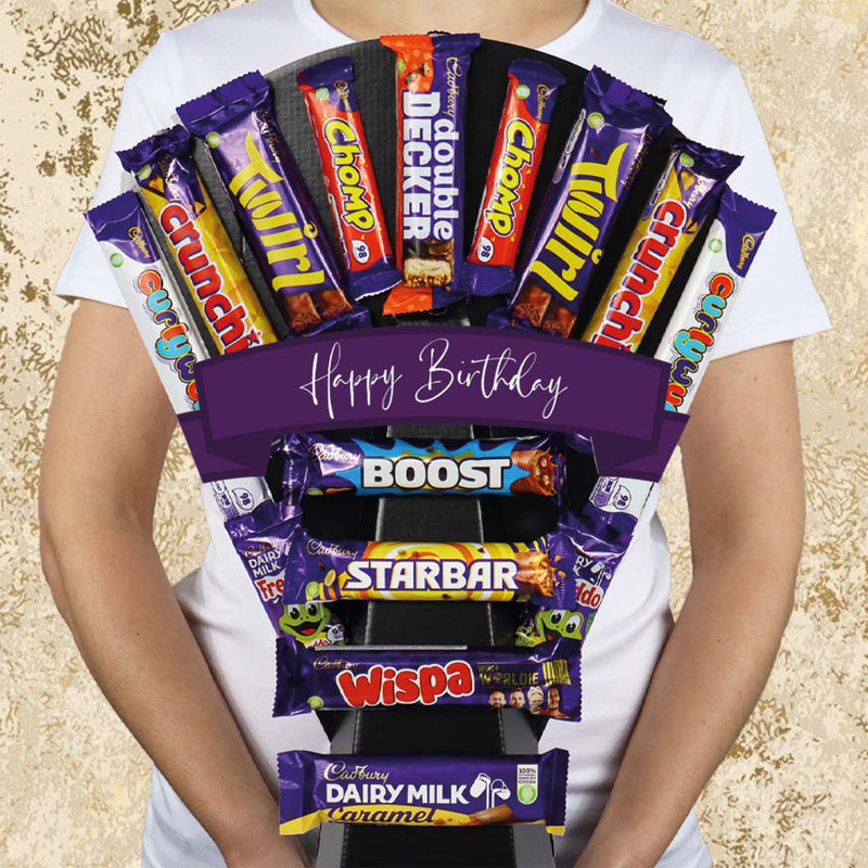 Cadbury Variety Bouquet Happy Birthday
