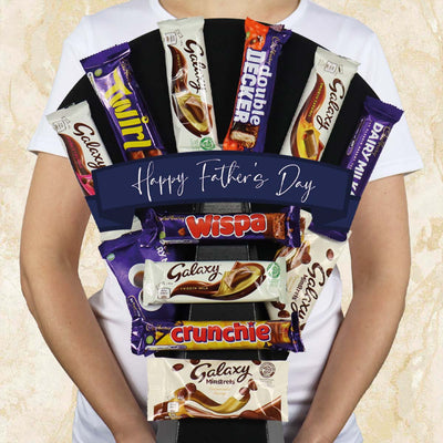 Cadbury Vs Galaxy Chocolate Bouquet Happy Father's Day