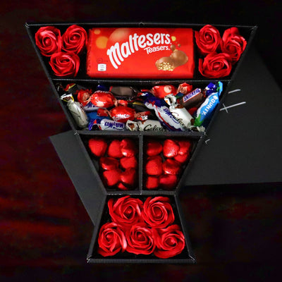 Celebrations Signature Chocolate Bouquet With Red Roses