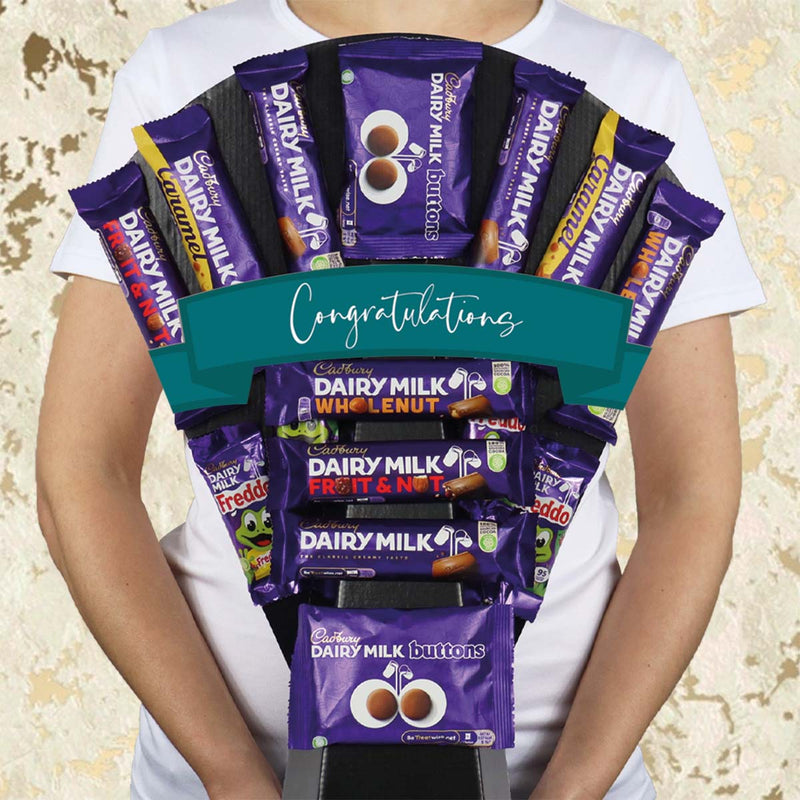 Cadbury Dairy Milk Chocolate Bouquet Congratulations
