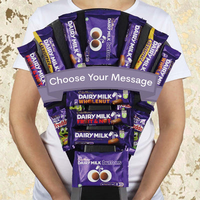 Cadbury Dairy Milk Chocolate Bouquet Choose Your Message