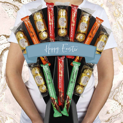 Ferrero Rocher & Lindt Lindor Chocolate Bouquet Happy Easter