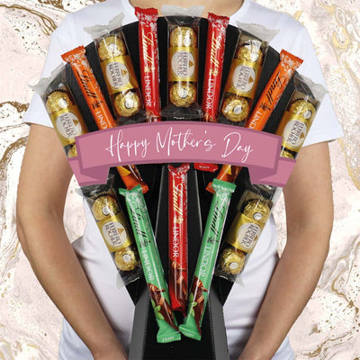 Ferrero Rocher & Lindt Lindor Chocolate Bouquet Happy Mother's Day