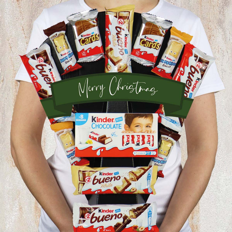Kinder Chocolate Bouquet Merry Christmas