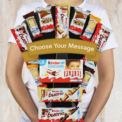 Kinder Chocolate Bouquet Choose Your Message