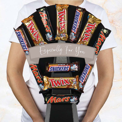 Mars, Snickers & Twix Chocolate Bouquet Especially For You