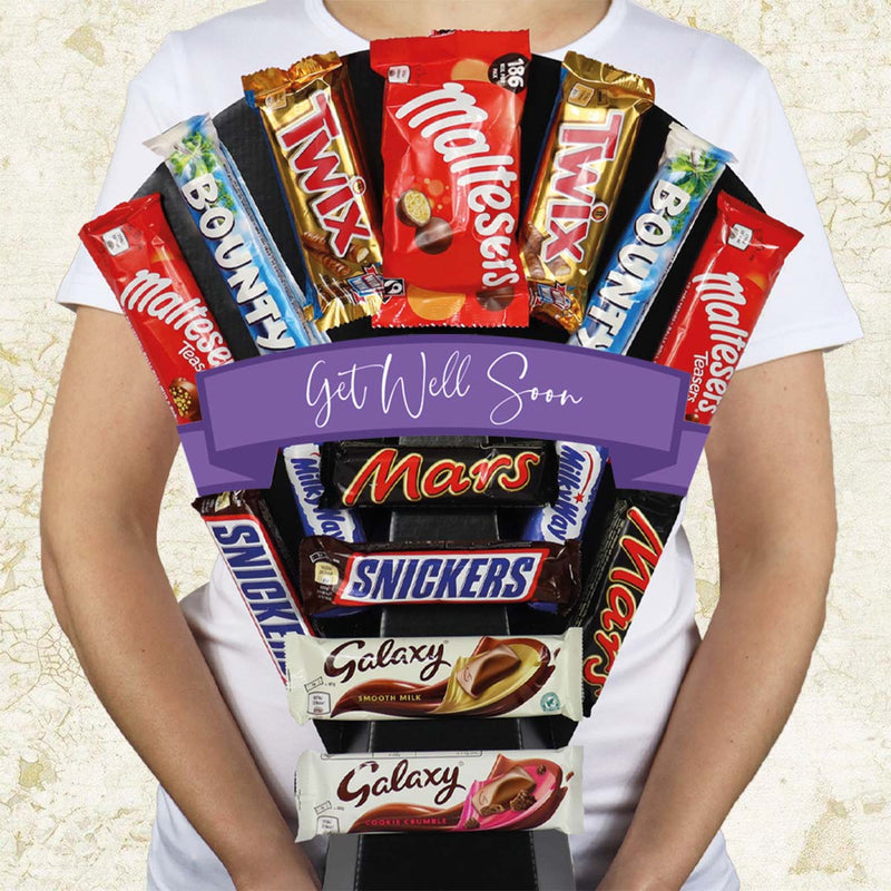 Mars Variety Chocolate Bouquet Get Well Soon