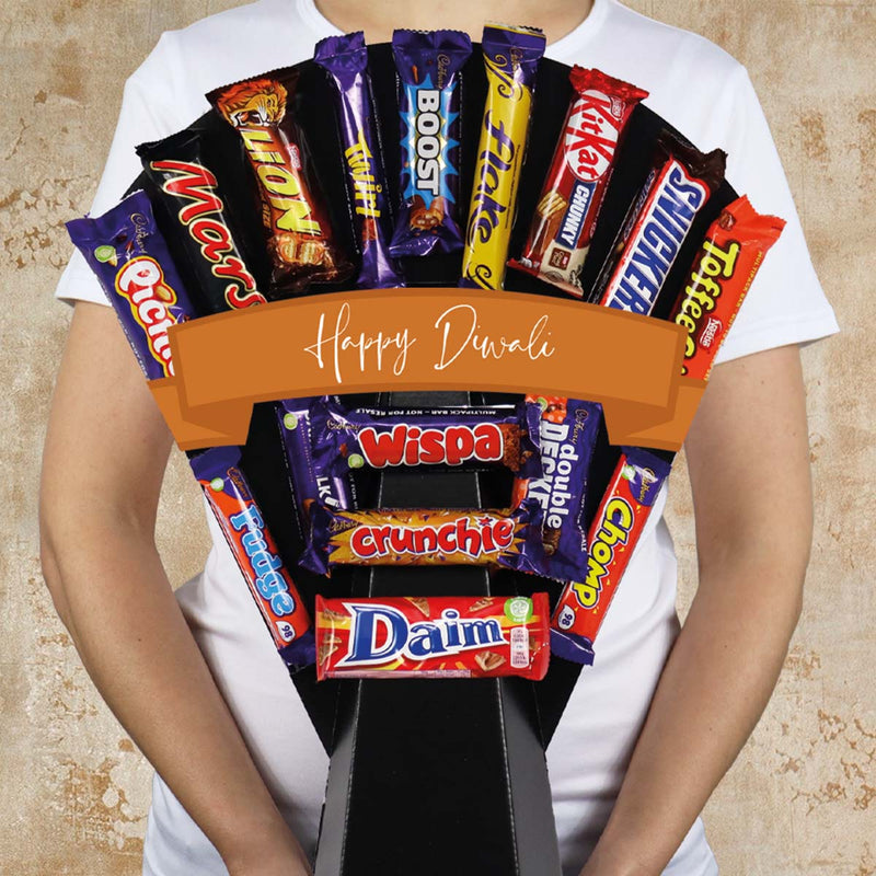 Mixed Variety Chocolate Bouquet Happy Diwali
