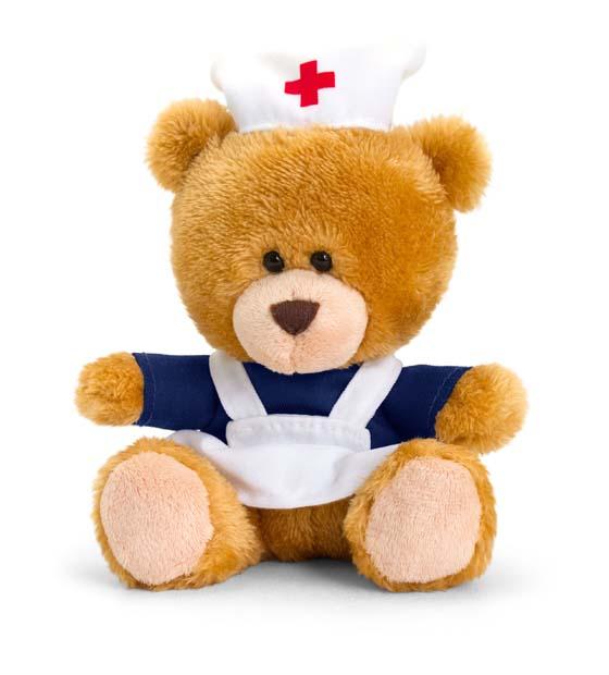 Krankenschwester Teddybär 14cm