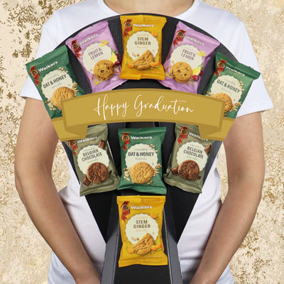 Walkers Crumbly and Chunky Biscuit Bouquet Happy Graduation